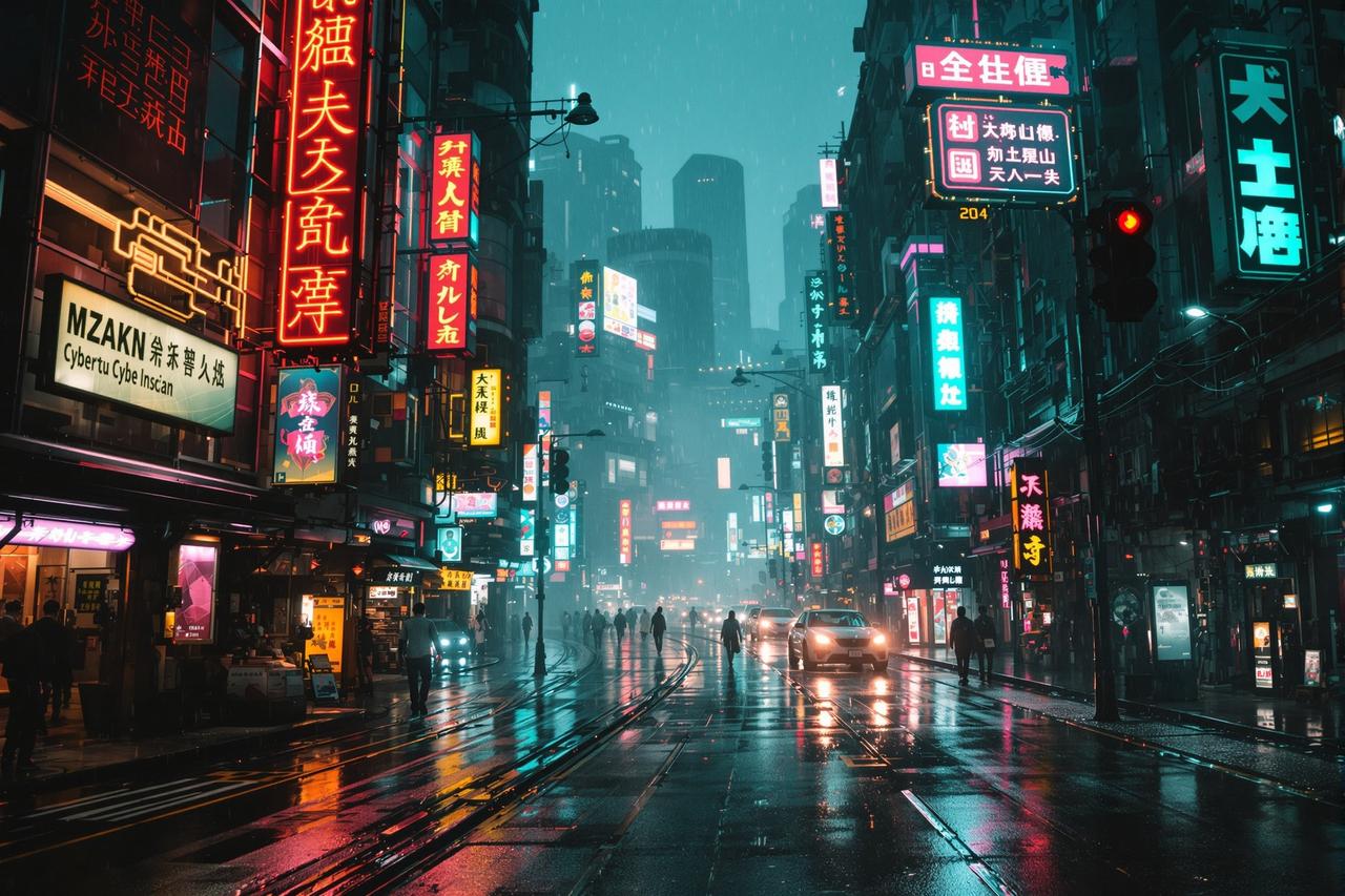 樱花电影影视专题 - 赛博朋克东方叙事:从《银翼杀手》到《深海回响》